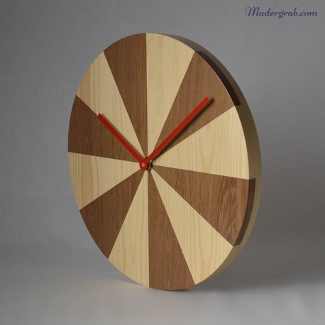Reloj madera minimalista